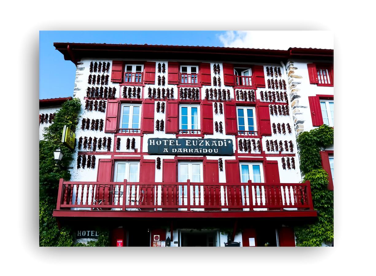 Hotel Euzkadi Espelette Esterno foto